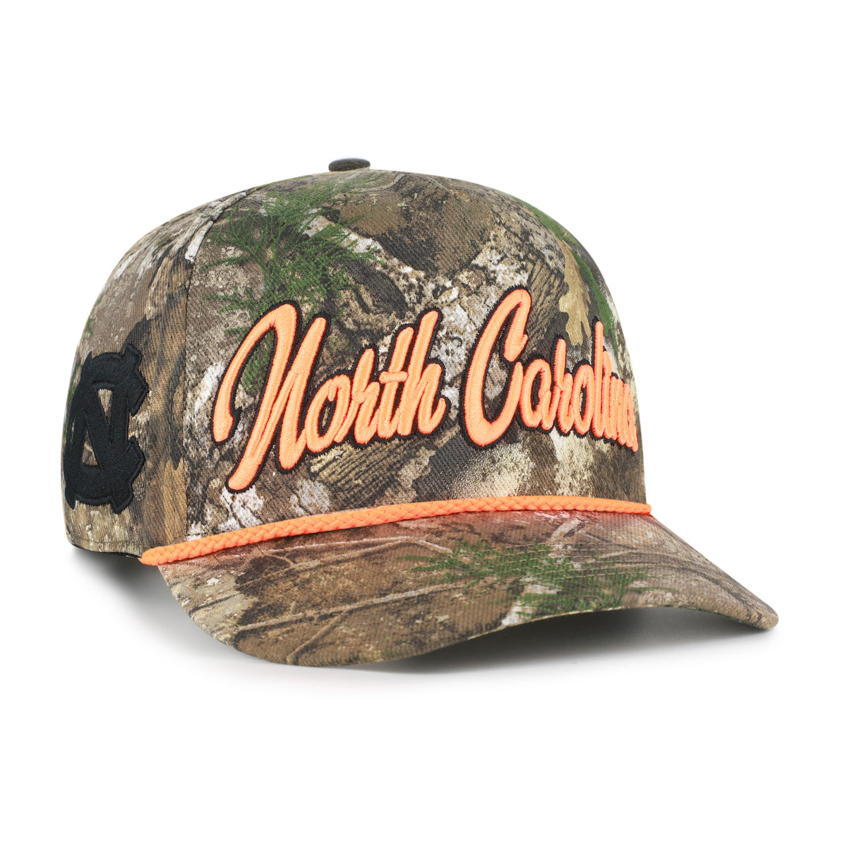 NORTH CAROLINA TAR HEELS UNC OVERHAND SCRIPT REALTREE '47 HITCH