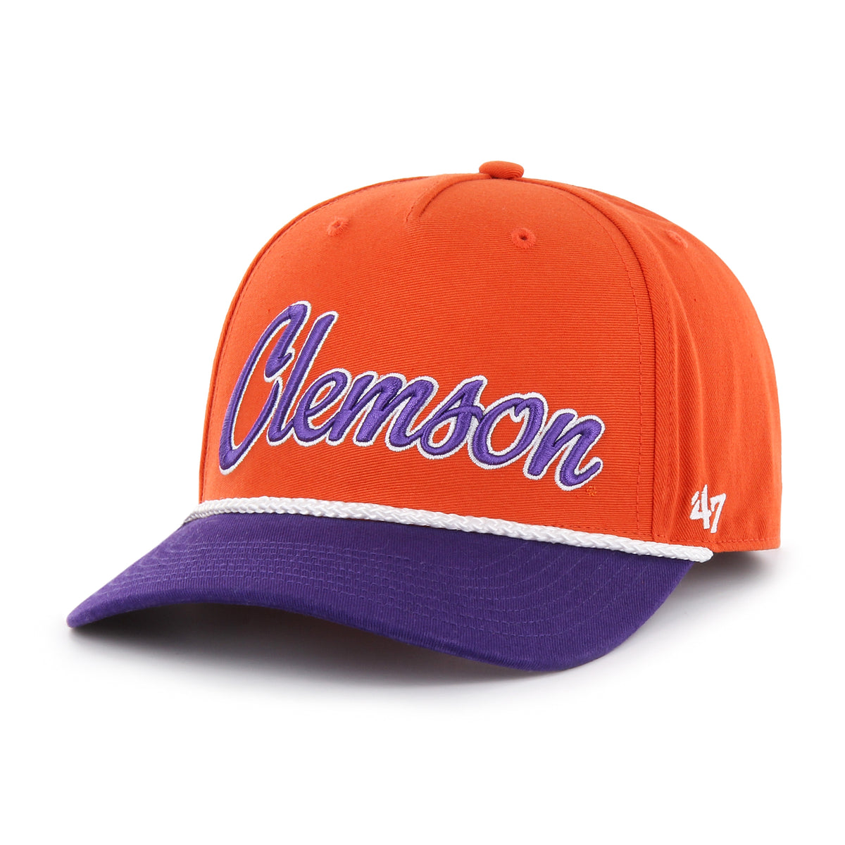 CLEMSON TIGERS OVERHAND SCRIPT TWO TONE '47 MVP DV