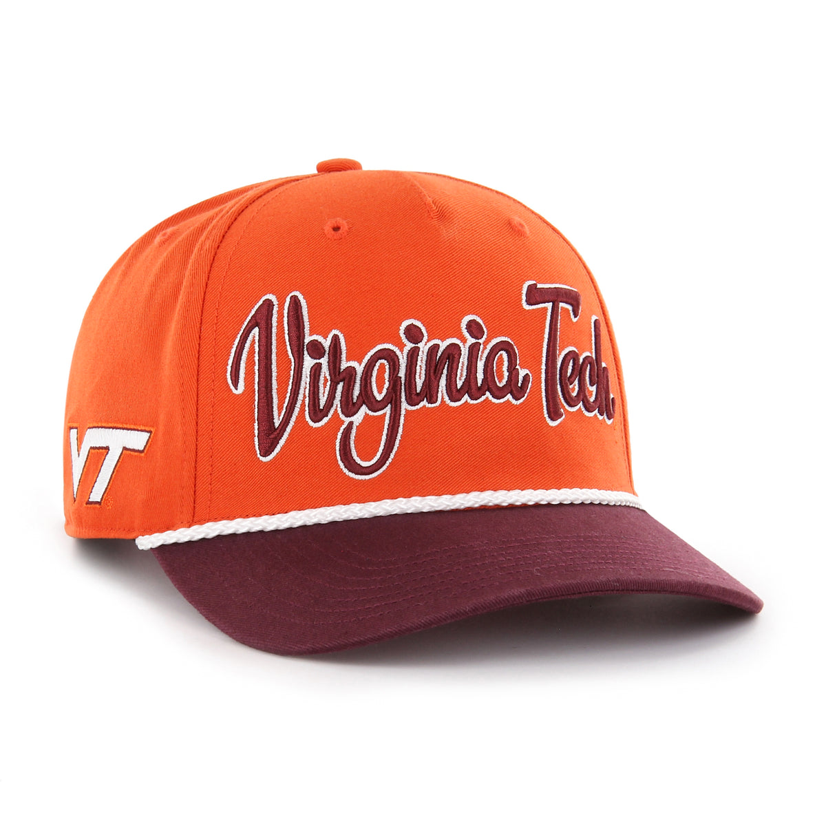 VIRGINIA TECH HOKIES OVERHAND SCRIPT TWO TONE '47 MVP DV