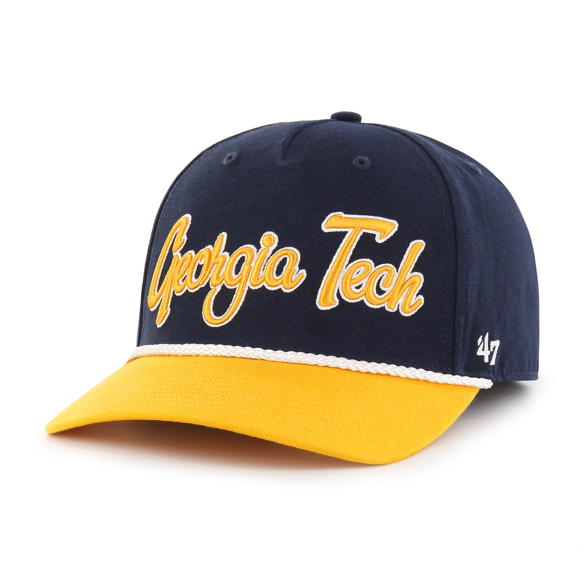 GEORGIA TECH YELLOW JACKETS OVERHAND SCRIPT TWO TONE '47 MVP DV