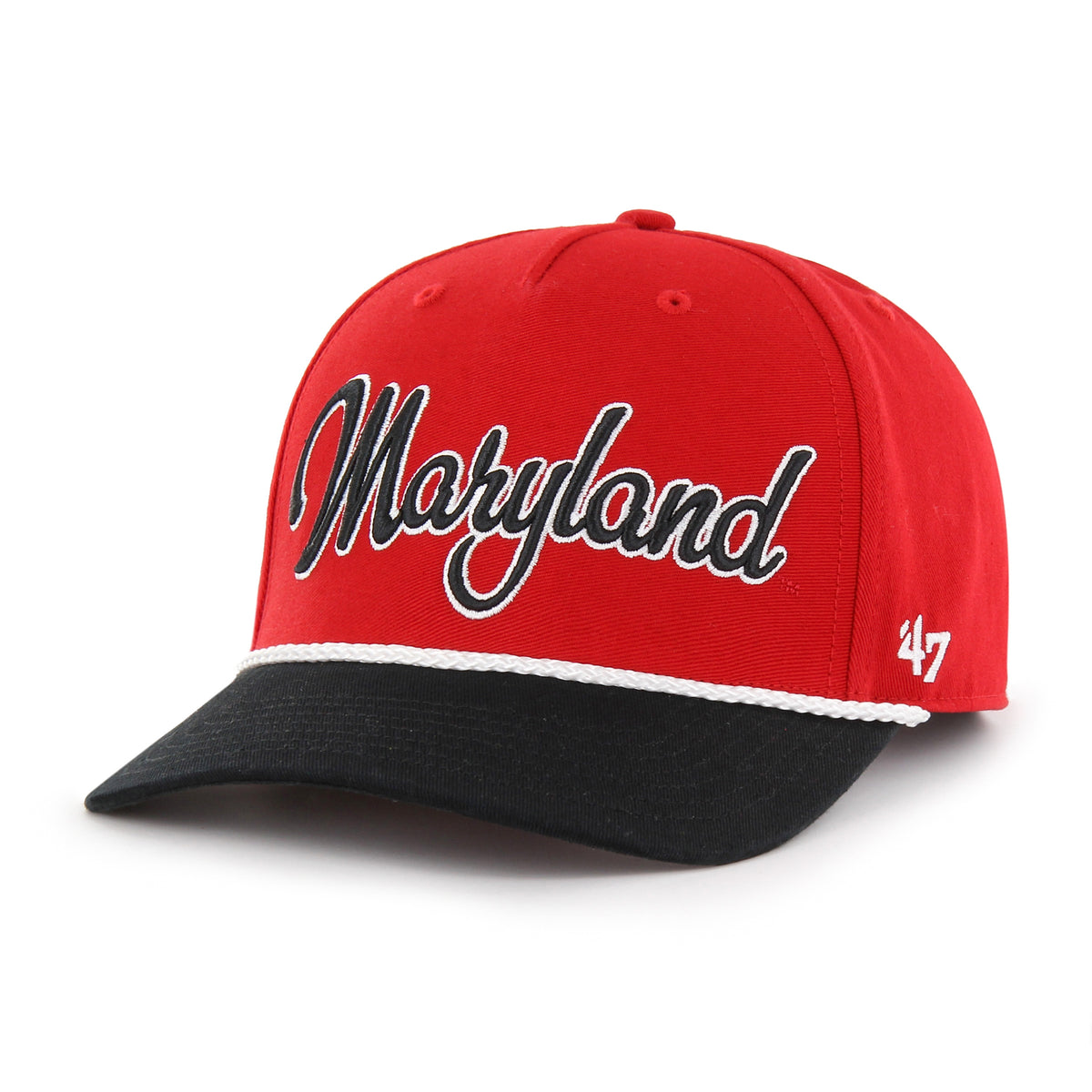 MARYLAND TERRAPINS OVERHAND SCRIPT TWO TONE '47 MVP DV