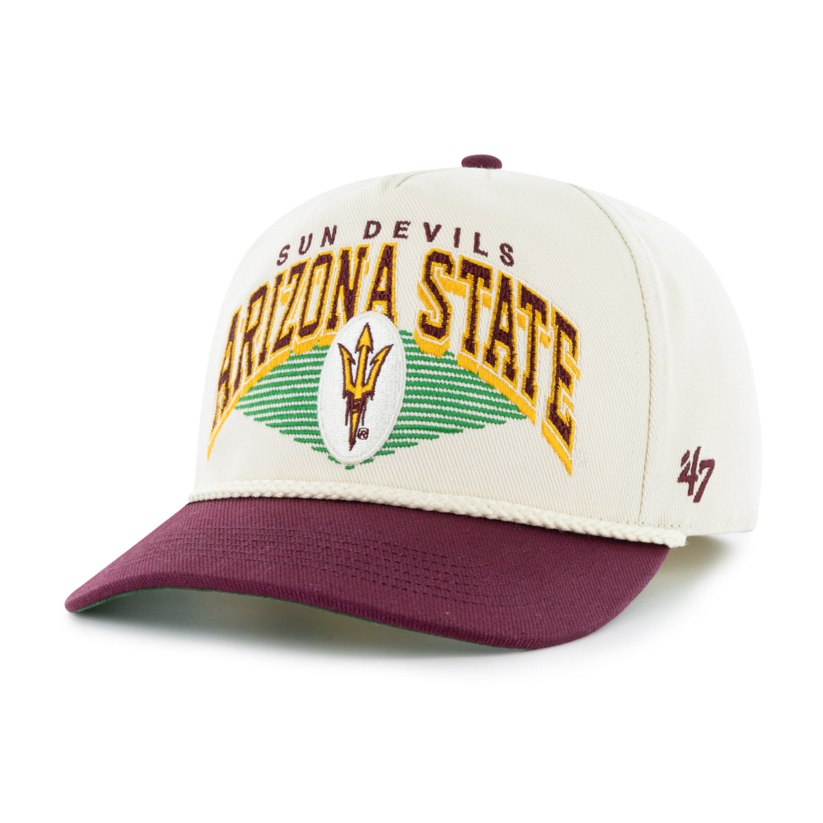 ARIZONA STATE SUN DEVILS ASU POMONA TWO TONE ROPE '47 HITCH