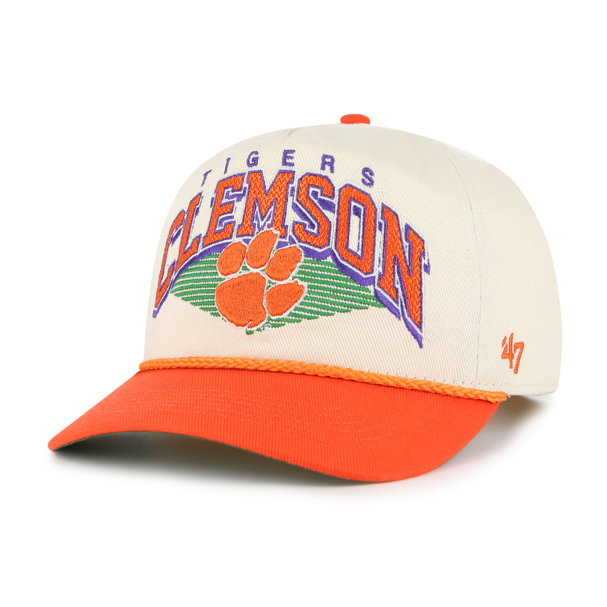 CLEMSON TIGERS POMONA TWO TONE ROPE '47 HITCH