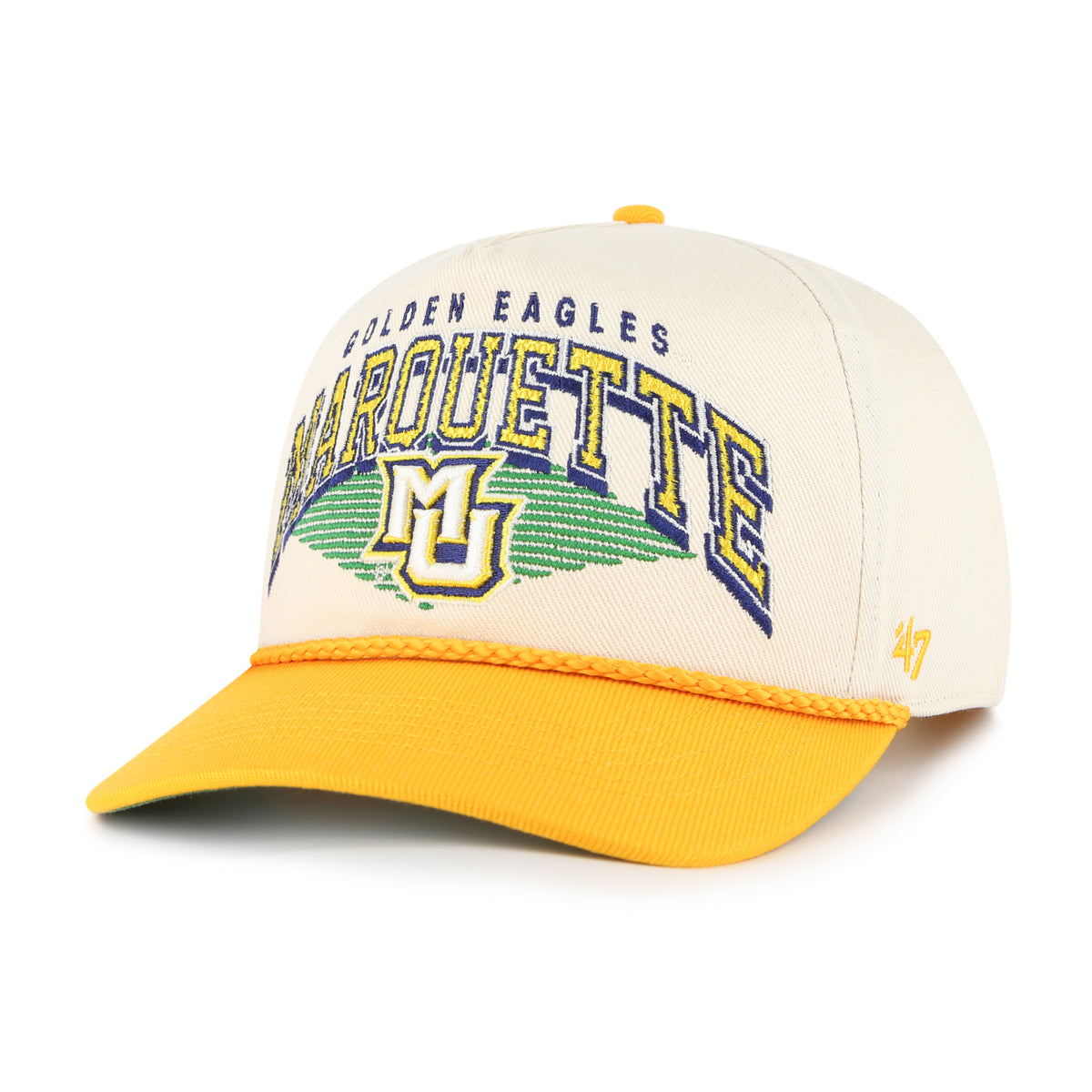 MARQUETTE GOLDEN EAGLES POMONA TWO TONE ROPE '47 HITCH