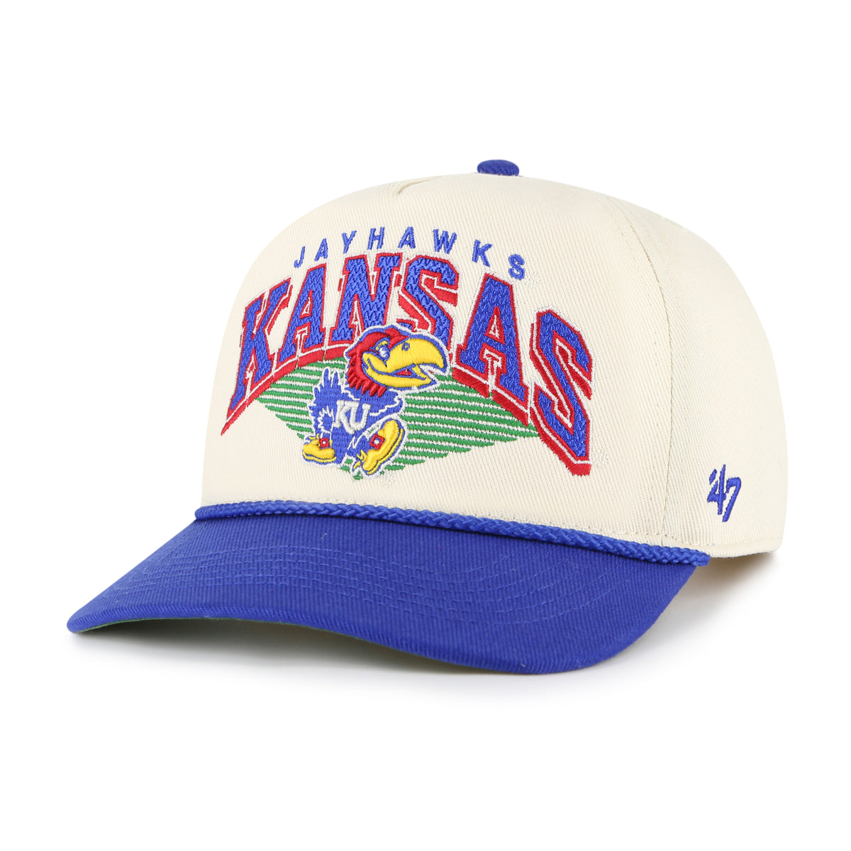 KANSAS JAYHAWKS POMONA TWO TONE ROPE '47 HITCH