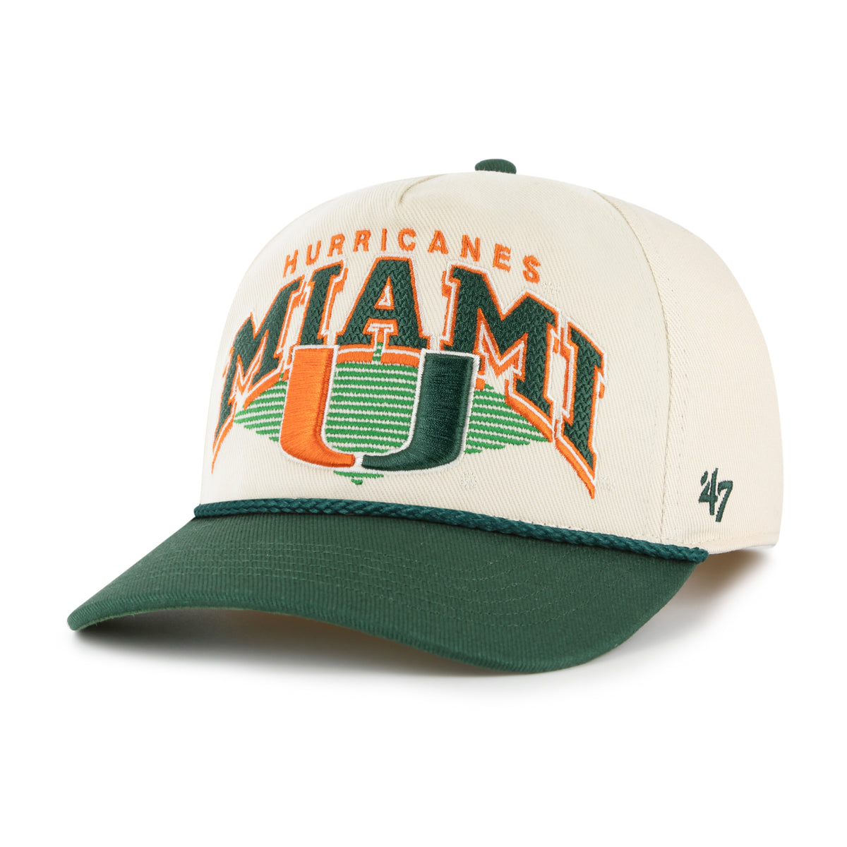 MIAMI HURRICANES POMONA TWO TONE ROPE '47 HITCH
