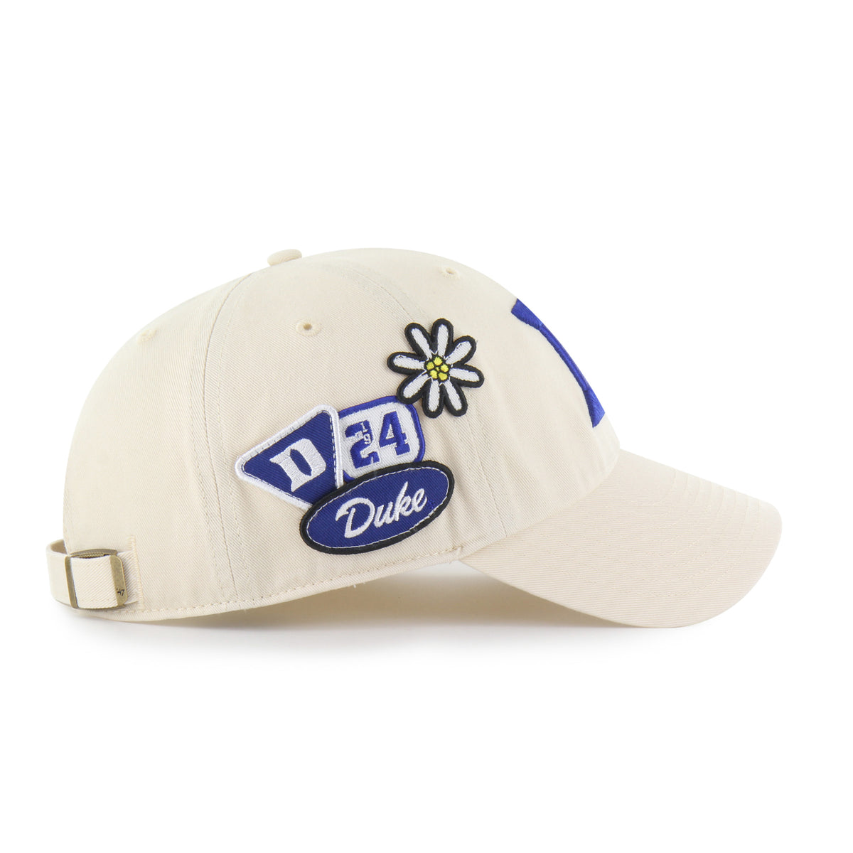 DUKE BLUE DEVILS BADGES '47 CLEAN UP