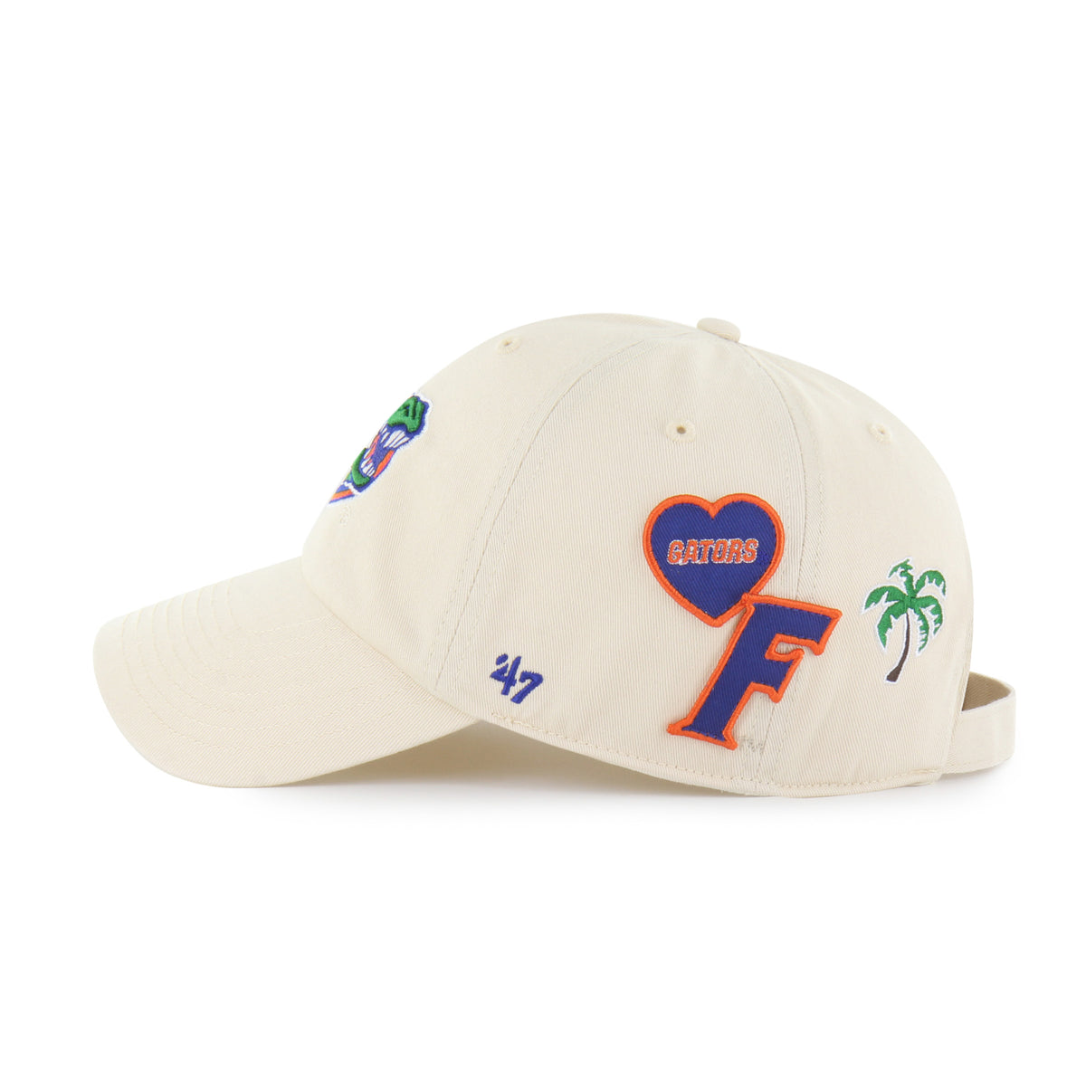 FLORIDA GATORS BADGES '47 CLEAN UP