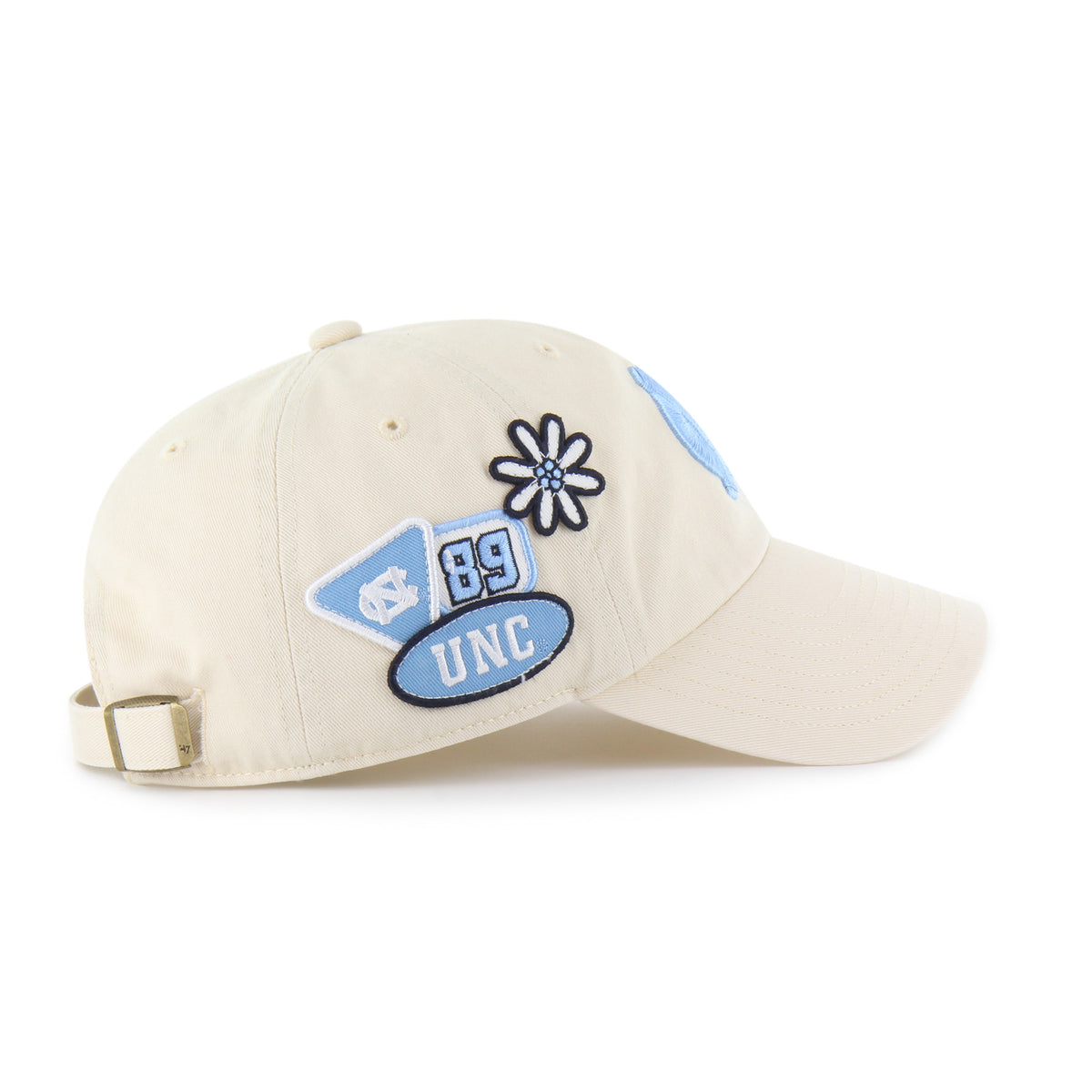 NORTH CAROLINA TAR HEELS UNC BADGES '47 CLEAN UP