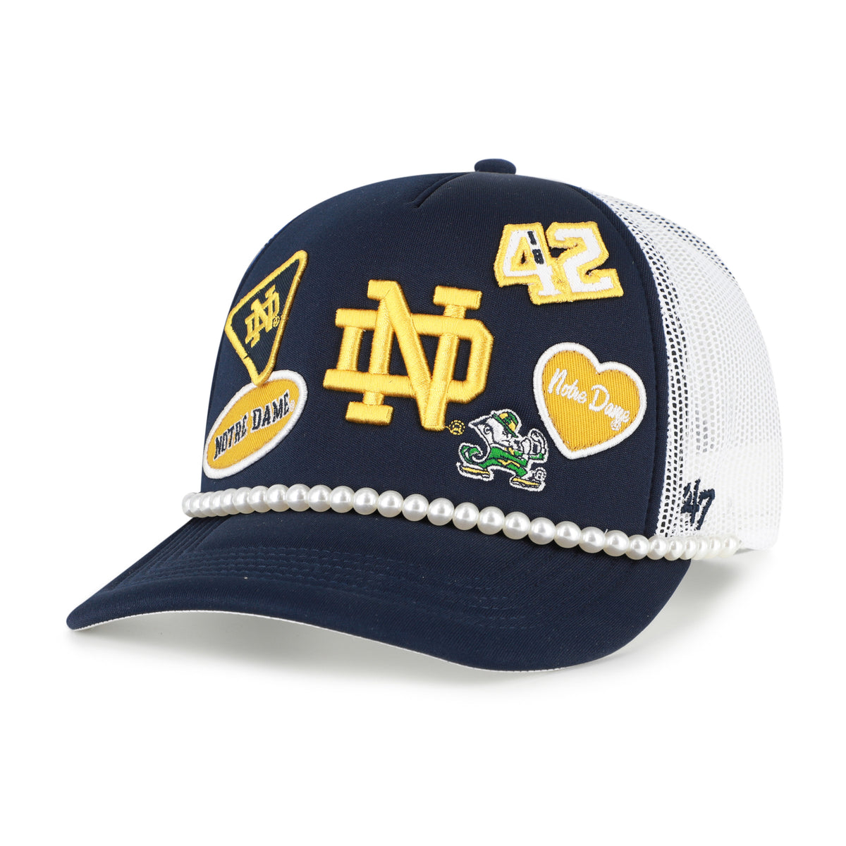 NOTRE DAME FIGHTIN IRISH RALLY ON '47 HITCH FM FOAM FRONT