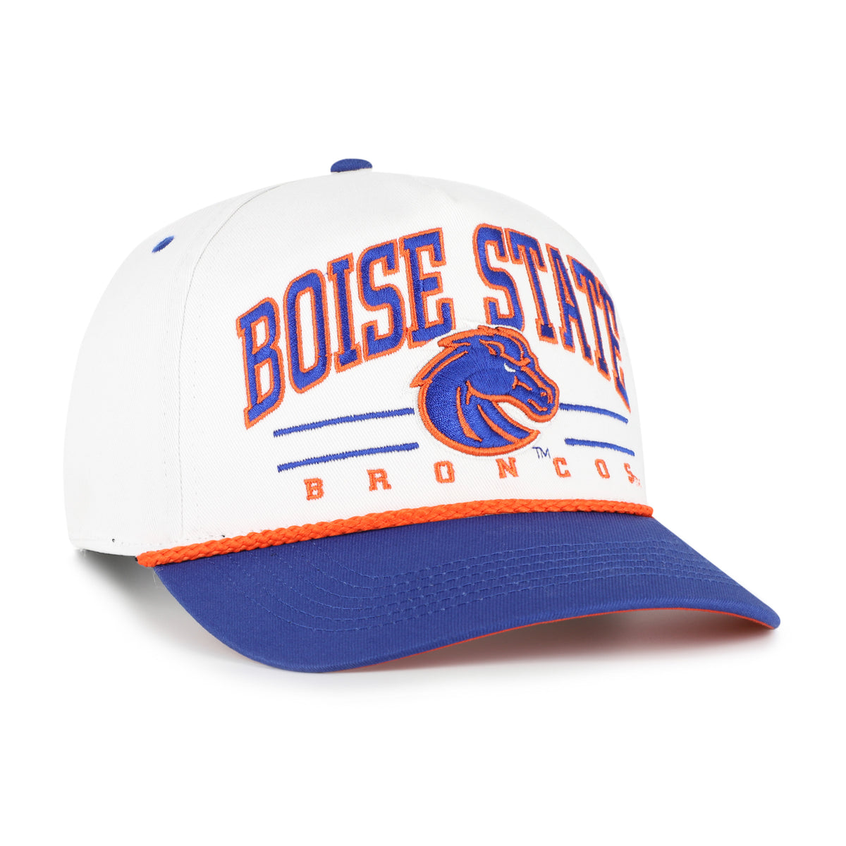 BOISE STATE BRONCOS ROSCOE ROPE TWO TONE '47 HITCH
