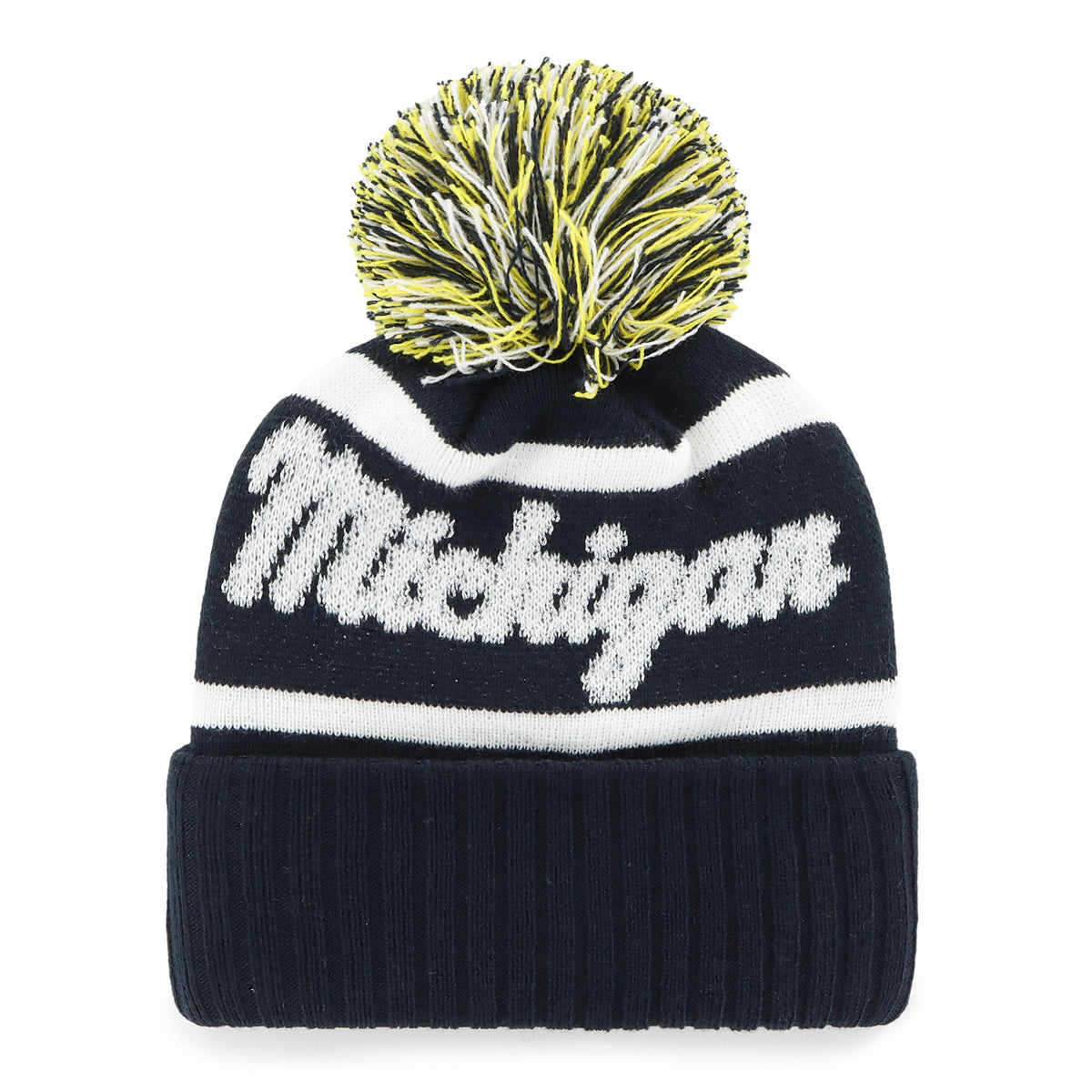 MICHIGAN WOLVERINES SPIRITED '47 CUFF KNIT WOMENS