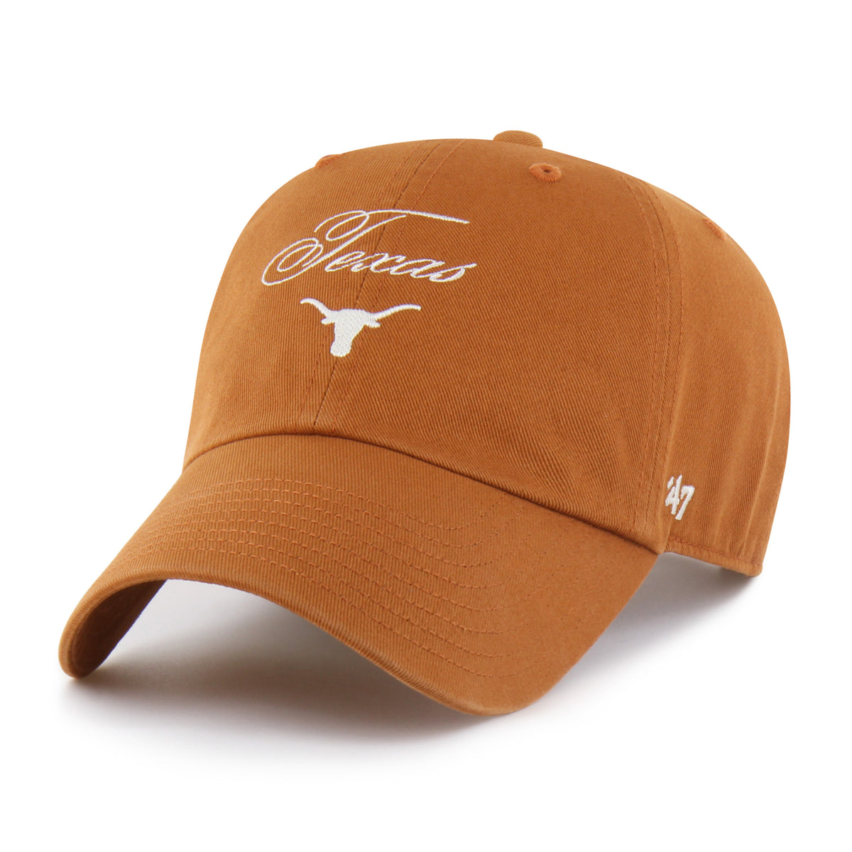 TEXAS LONGHORNS SCRIPT '47 CLEAN UP