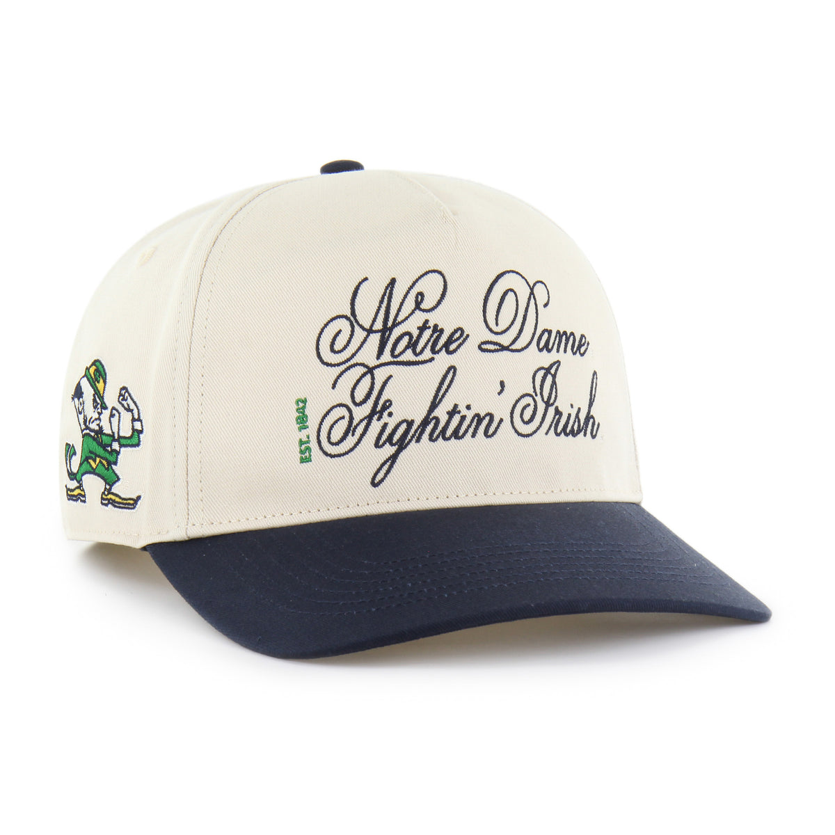 NOTRE DAME FIGHTING IRISH SCRIPT '47 HITCH