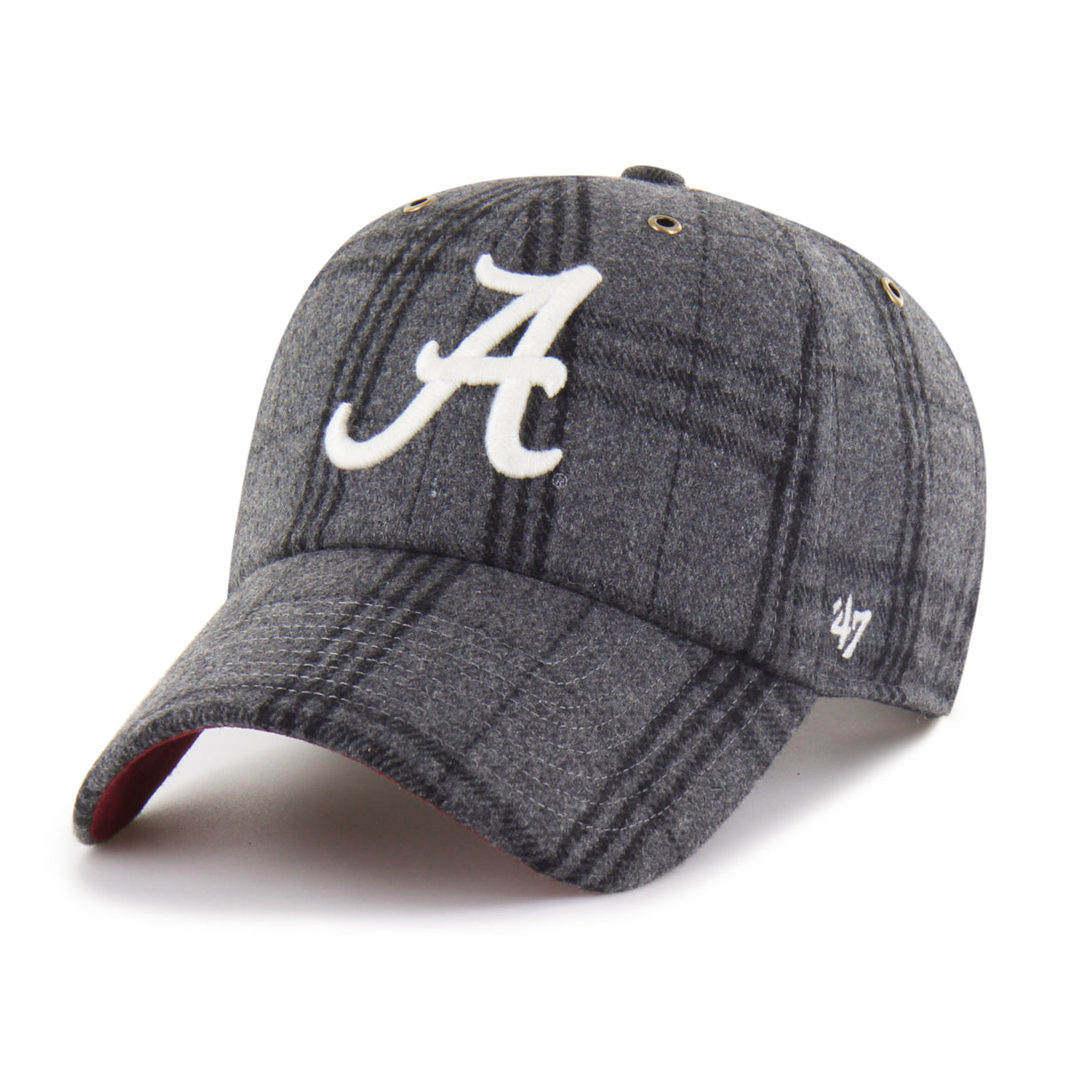 ALABAMA CRIMSON TIDE WINDOWPANE PLAID '47 CLEAN UP