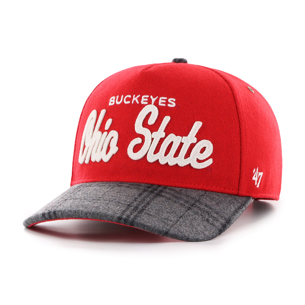 OHIO STATE BUCKEYES WINDOWPANE PLAID '47 HITCH RF RELAXED FIT