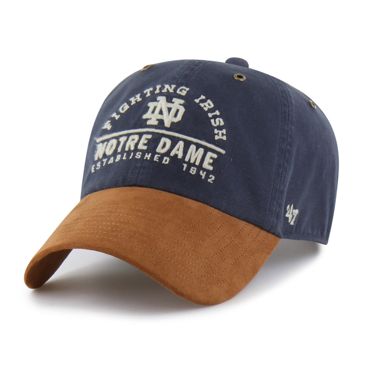 NOTRE DAME FIGHTING IRISH WINDHAM SUEDE '47 CLEAN UP