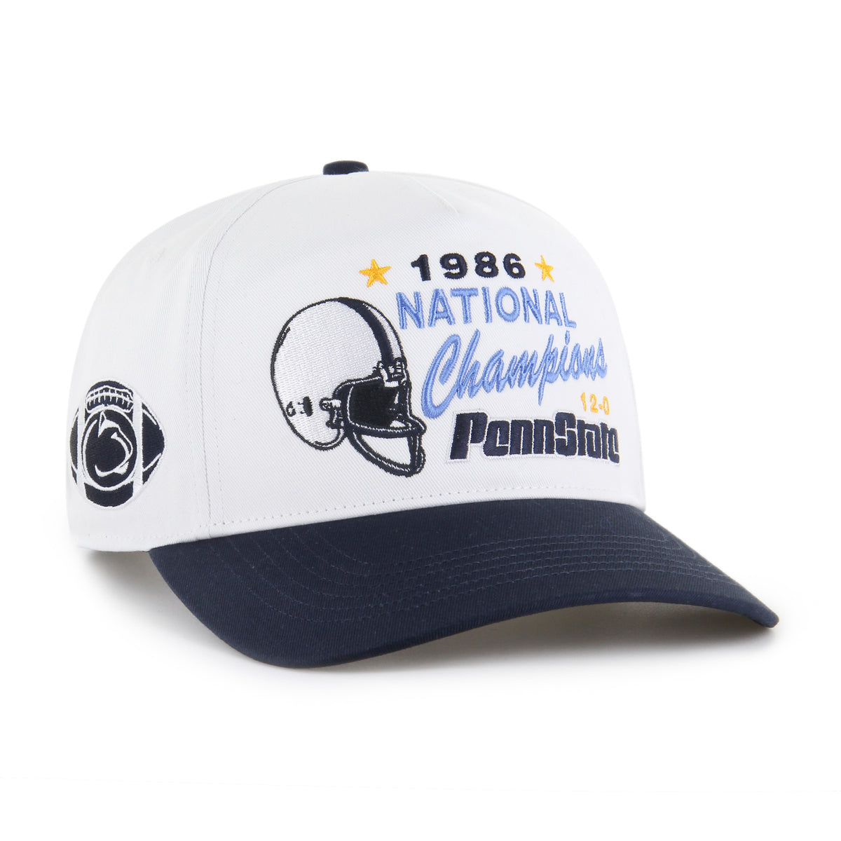 PENN STATE NITTANY LIONS PAST CHAMPS VARSITY HOUSE TWO TONE '47 HITCH