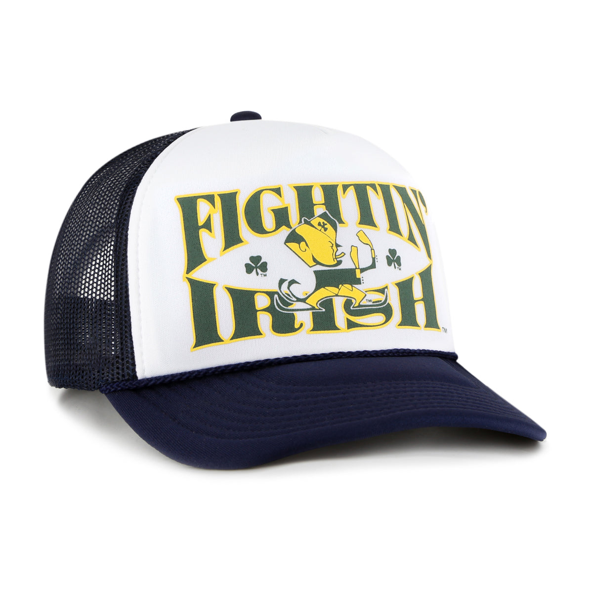 NOTRE DAME FIGHTIN IRISH VINTAGE ARTICLE '47 TRUCKER