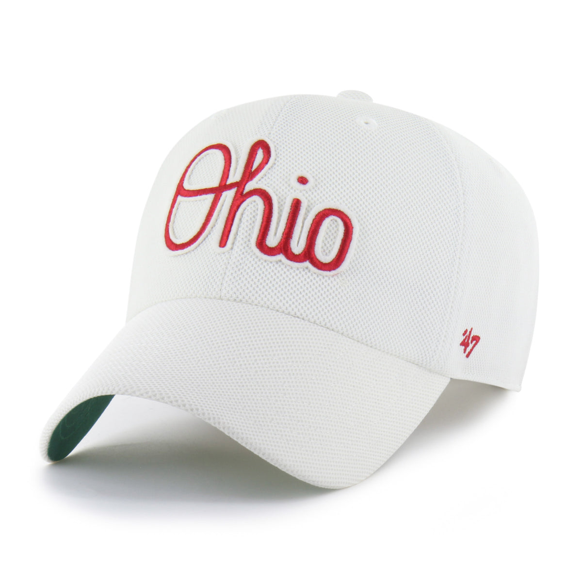 OHIO STATE BUCKEYES VINTAGE GRANDSTAND PIQUE SCRIPT '47 CLEAN UP