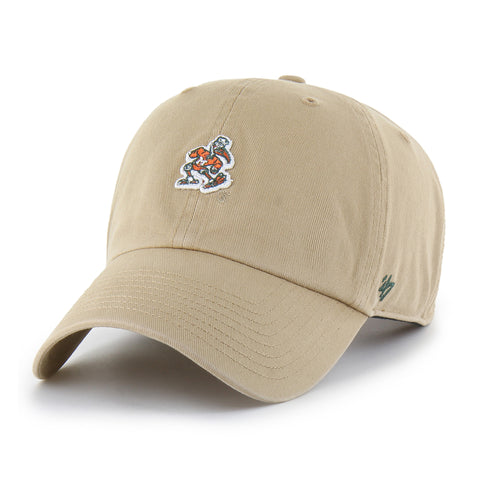 MIAMI HURRICANES VINTAGE MICRO PATCH '47 CLEAN UP