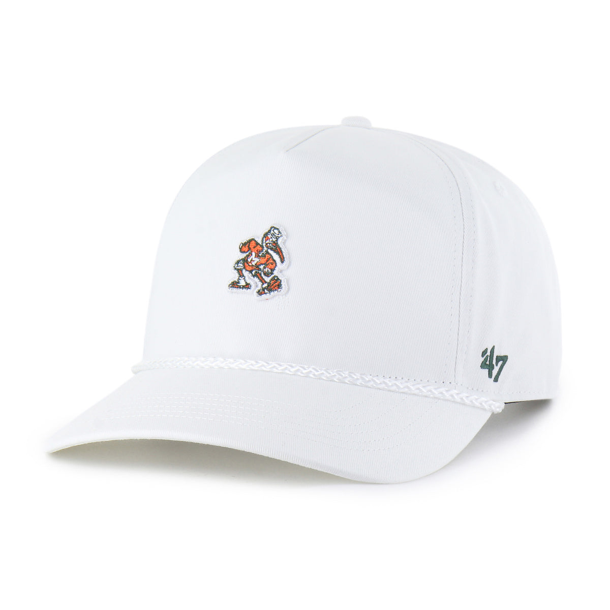 MIAMI HURRICANES VINTAGE MICRO PATCH '47 HITCH