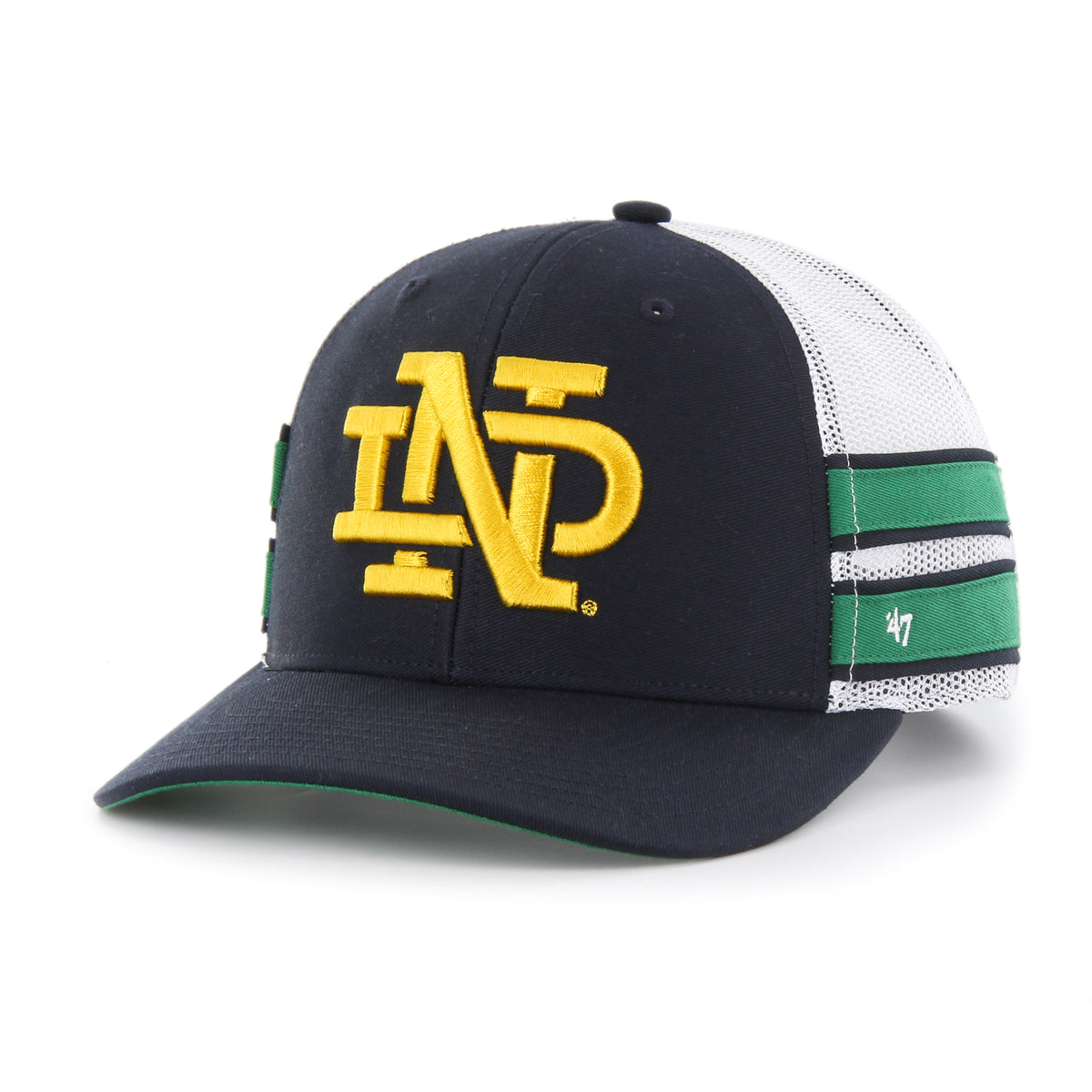 NOTRE DAME FIGHTIN IRISH VINTAGE STRAIGHT EIGHT '47 TRUCKER
