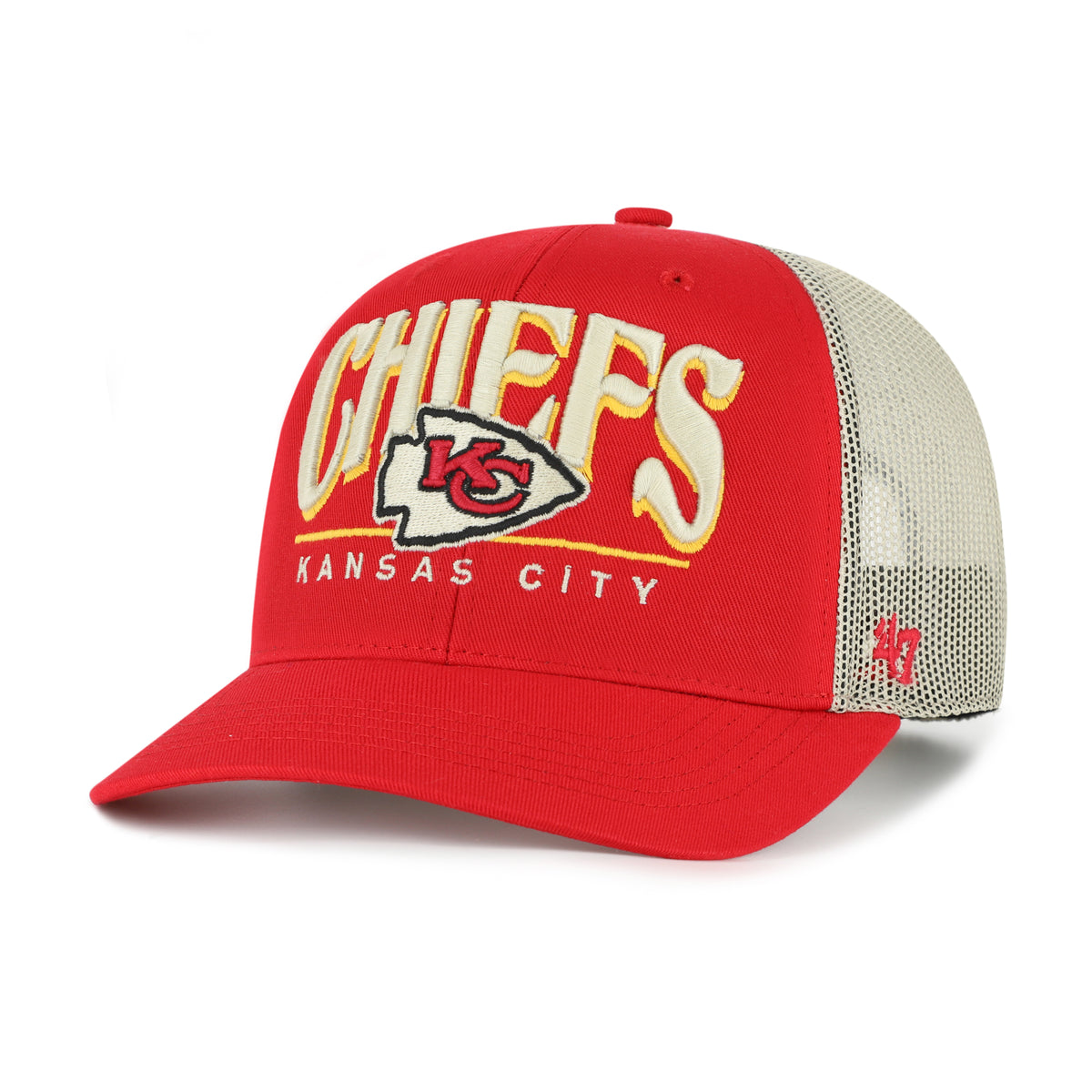 KANSAS CITY CHIEFS ARID STRAP '47 TRUCKER