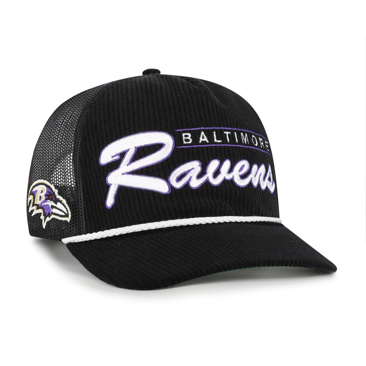 BALTIMORE RAVENS DOUBLE HEADER MESH '47 HITCH RF RELAXED FIT