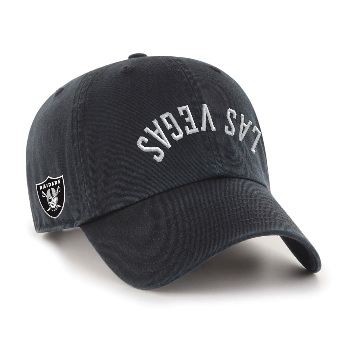 LAS VEGAS RAIDERS UPSIDE DOWN '47 CLEAN UP