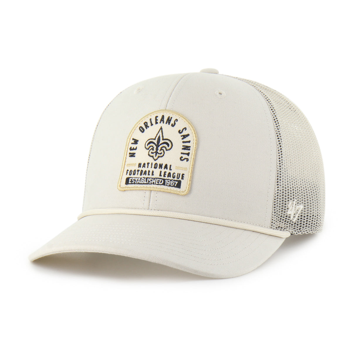 NEW ORLEANS SAINTS GRAVESTONE STRAP '47 TRUCKER