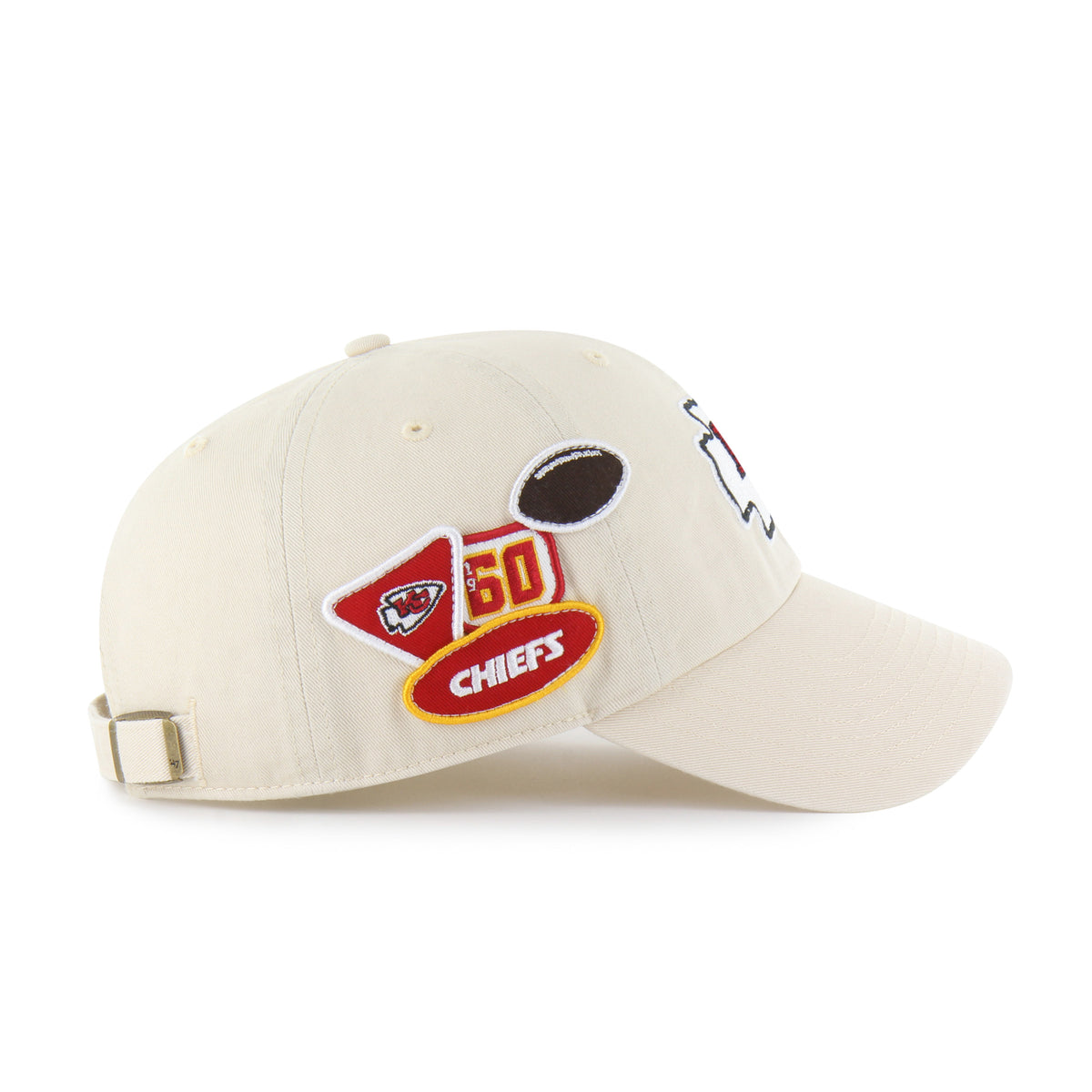 KANSAS CITY CHIEFS BADGES '47 CLEAN UP