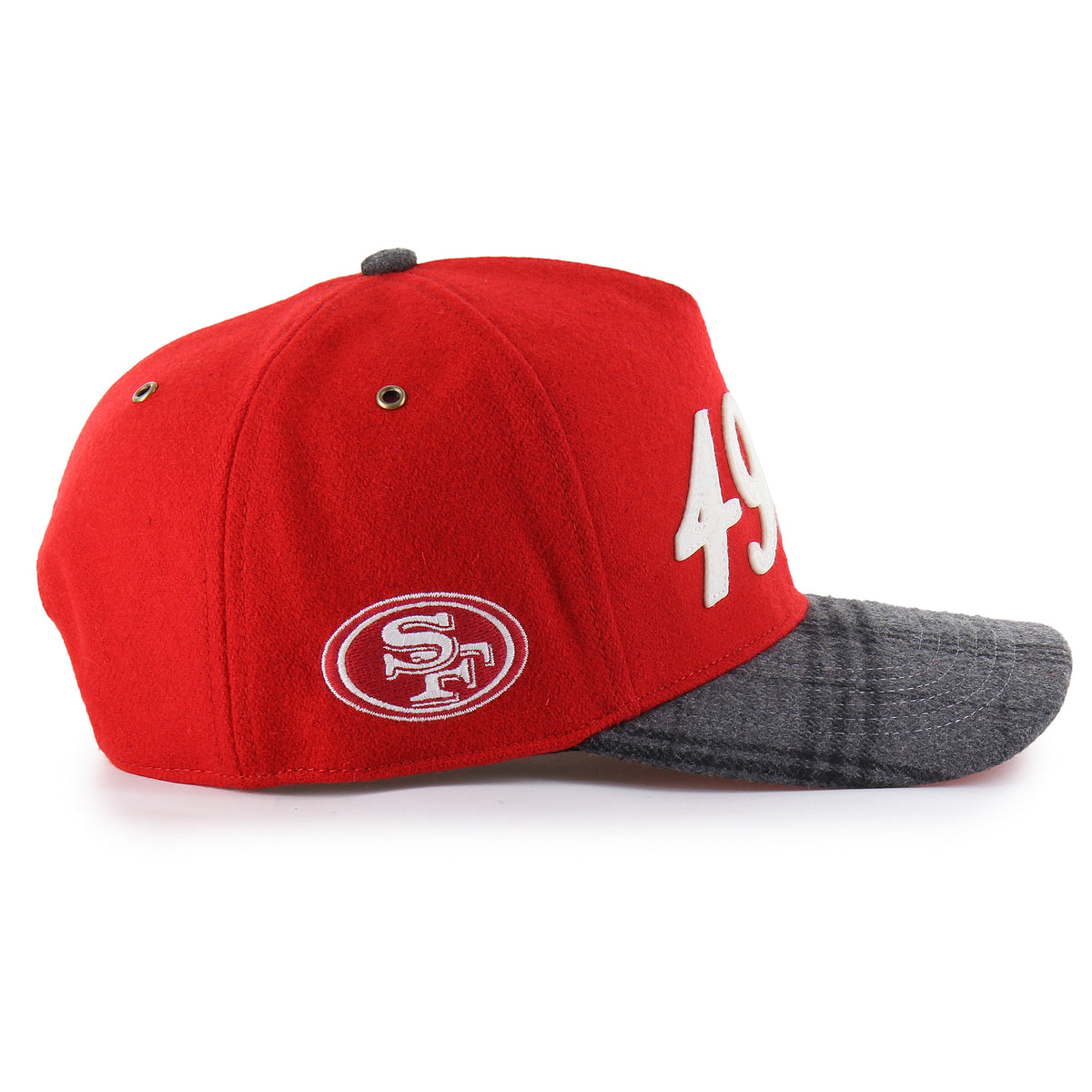 SAN FRANCISCO 49ERS WINDOWPANE PLAID '47 HITCH RF RELAXED FIT