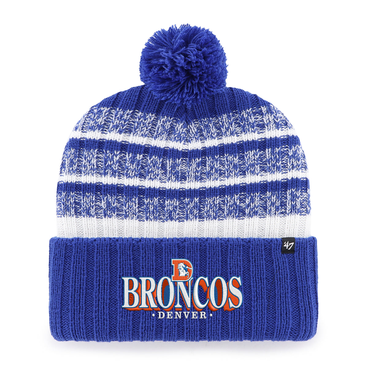 DENVER BRONCOS HISTORIC GRAPHIC TAVERN '47 CUFF KNIT
