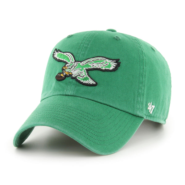 47BRAND｜PHILADELPHIA EAGLES LEGACY '47 CLEAN UP キャップ Men's '47 Black Philadelphia Eagles Clean Up Legacy