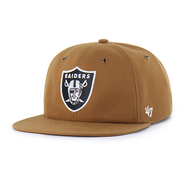 RAIDERS Carhartt 47 CAPTAIN STRAPBACK 完売 LAS VEGAS RAIDERS CARHARTT '47 CAPTAIN RL RELAXED FIT