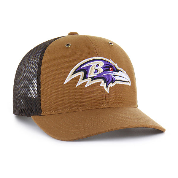 BALTIMORE RAVENS CARHARTT '47 TRUCKER RF RELAXED FIT
