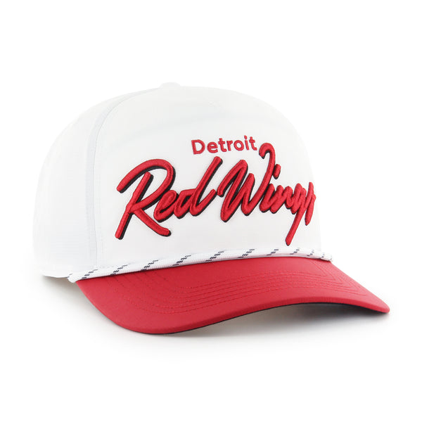 Detroit Red Wings Red/Black Two Tone Plastic Snapback Adjustable Plastic  Snap Back Hat/Cap