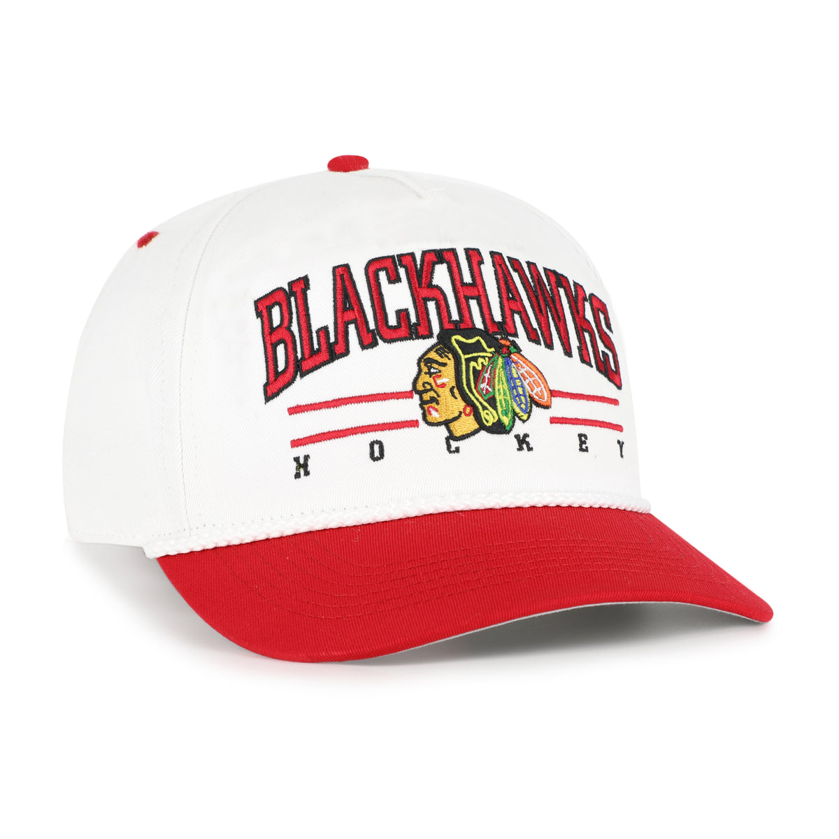CHICAGO BLACKHAWKS ROSCOE ROPE TWO TONE '47 HITCH