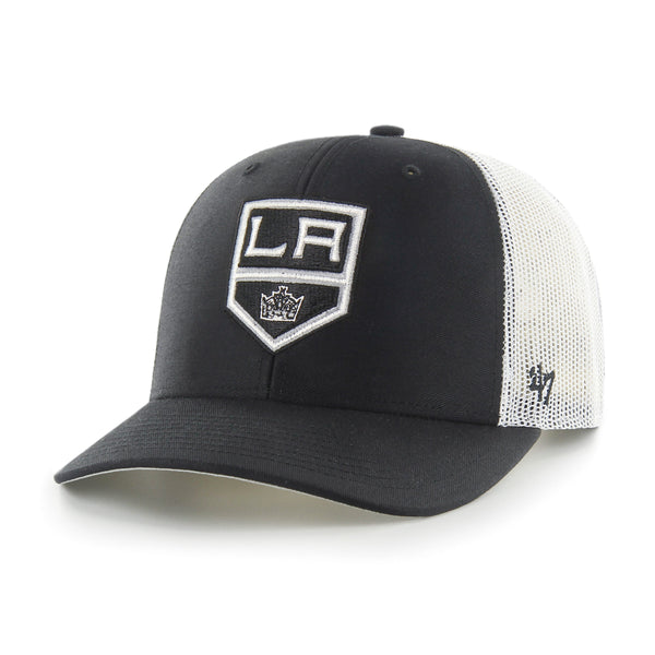Los Angeles Kings Trucker メッシュキャップ ブラック Los Angeles Kings Hats | Mesh Trucker Cap | '47