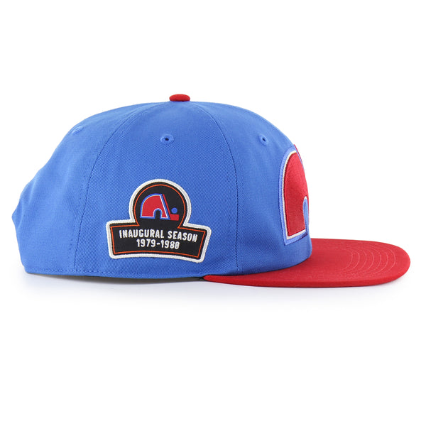 Casquette 47 Brand Québec Nordiques LNH - Ajustement Velcro - Modèle Historique - NEUVE