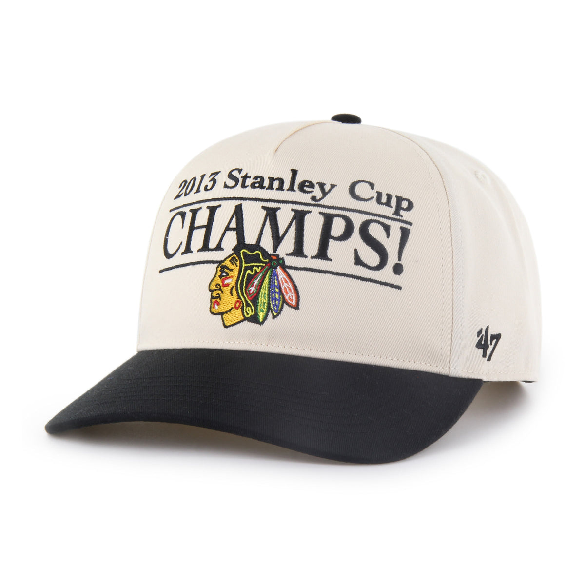 CHICAGO BLACKHAWKS VINTAGE STANLEY TABLOID '47 HITCH RF RELAXED FIT