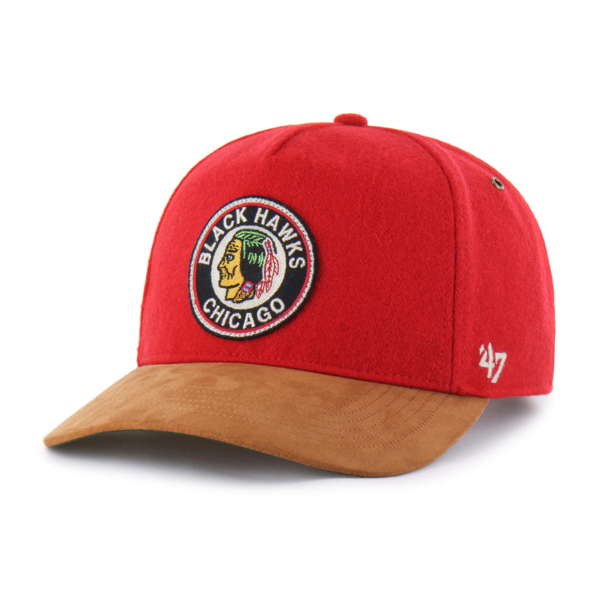 CHICAGO BLACKHAWKS VINTAGE GRANDSTAND TWO TONE '47 HITCH