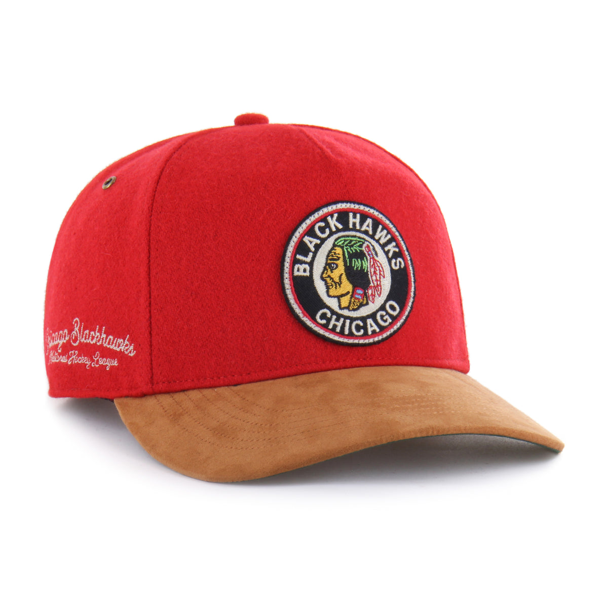 CHICAGO BLACKHAWKS VINTAGE GRANDSTAND TWO TONE '47 HITCH