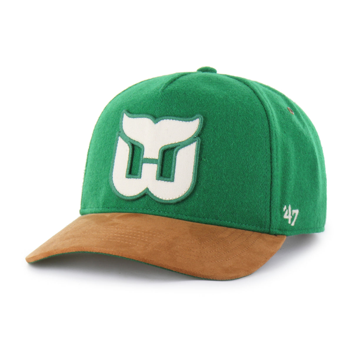 HARTFORD WHALERS VINTAGE GRANDSTAND TWO TONE '47 HITCH