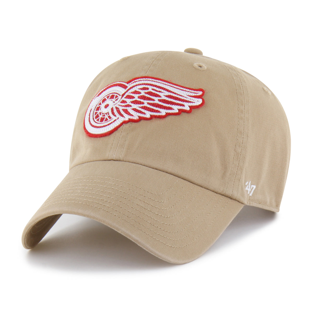 DETROIT RED WINGS VINTAGE SMALL BACK SHIELD '47 CLEAN UP