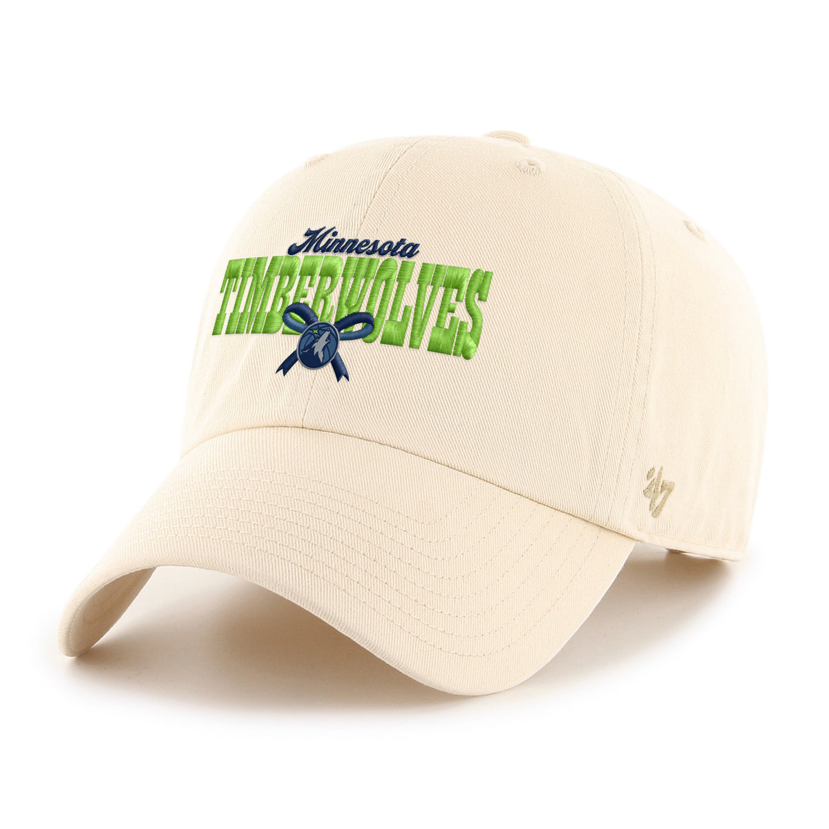 MINNESOTA TIMBERWOLVES BOW STACK '47 CLEAN UP