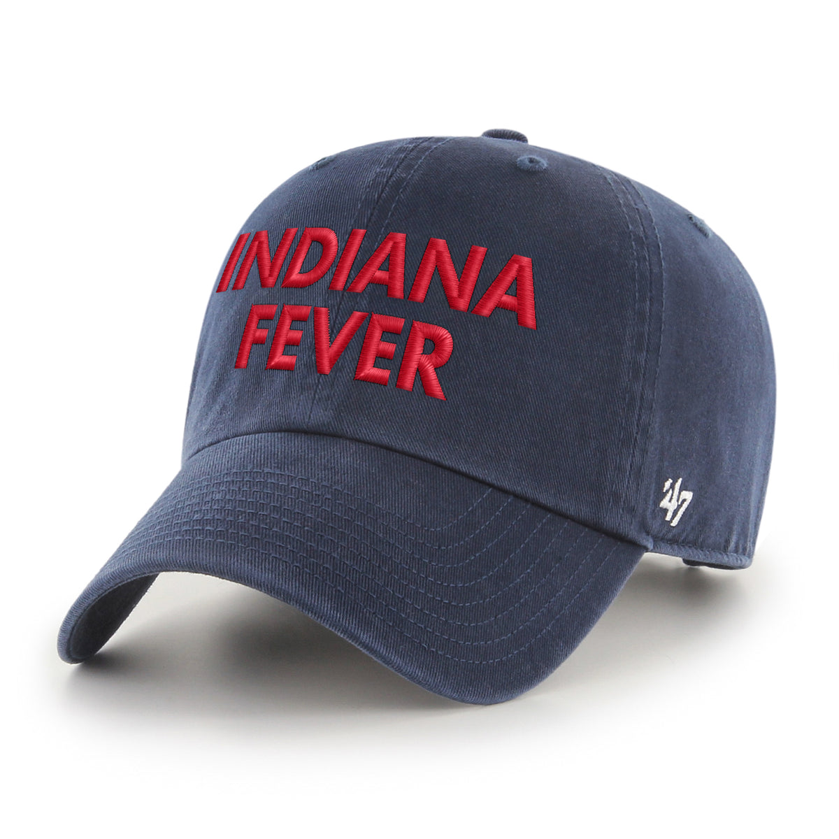 INDIANA FEVER BALLPARK SCRIPT SHOT '47 CLEAN UP