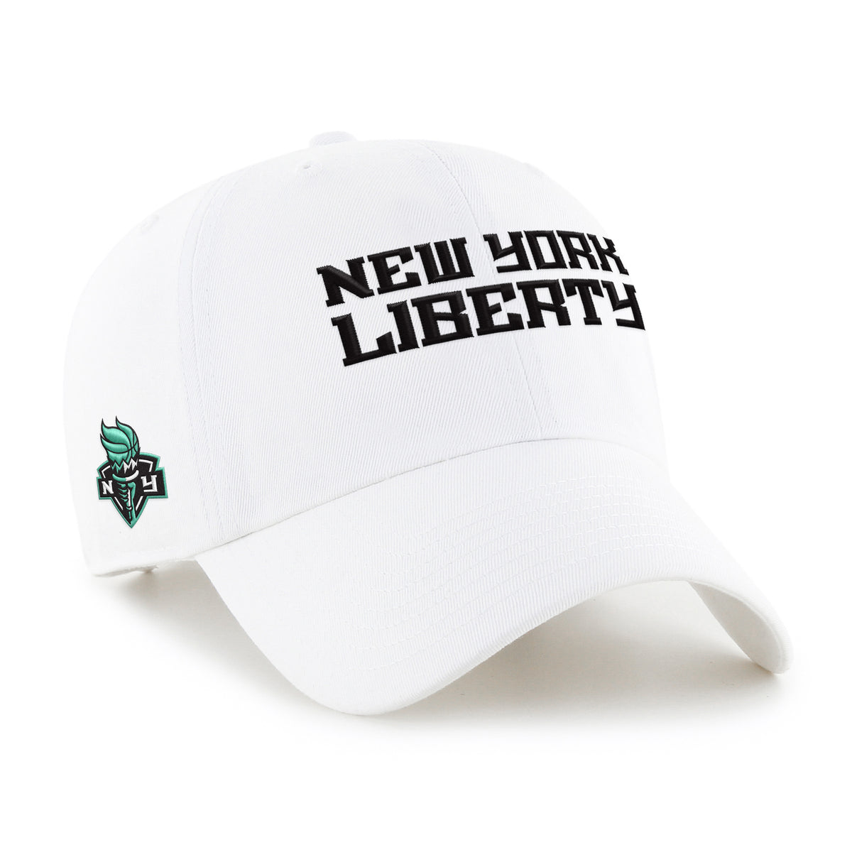 NEW YORK LIBERTY BALLPARK SCRIPT SHOT '47 CLEAN UP