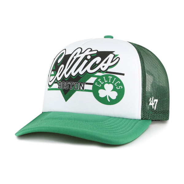 Boston Celtics '47 Clean Up Wordmark Adjustable Hat - Kelly Green